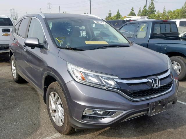 2HKRM3H76FH530483 - 2015 HONDA CR-V EXL GRAY photo 1