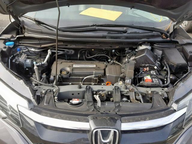 2HKRM3H76FH530483 - 2015 HONDA CR-V EXL GRAY photo 7