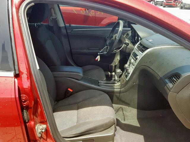 1G1ZC5E14BF293410 - 2011 CHEVROLET MALIBU 1LT BURGUNDY photo 5