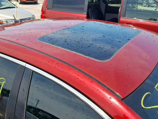 1G1ZC5E14BF293410 - 2011 CHEVROLET MALIBU 1LT BURGUNDY photo 9