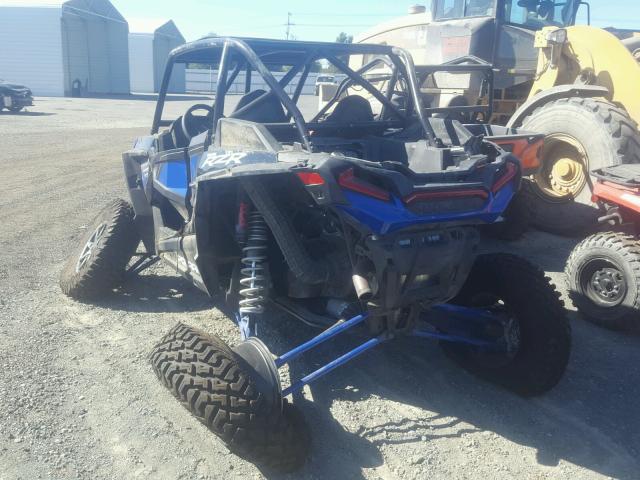 3NSVEL923JF406515 - 2018 POLARIS RZR XP TUR BLUE photo 3