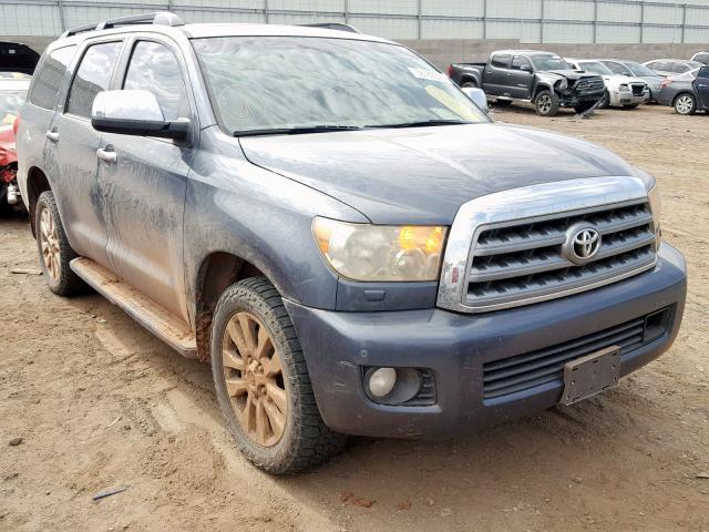 5TDBY67A98S008500 - 2008 TOYOTA SEQUOIA PL BLUE photo 1