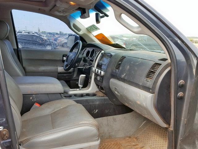 5TDBY67A98S008500 - 2008 TOYOTA SEQUOIA PL BLUE photo 5