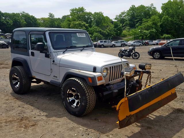 1J4F449S66P716602 - 2006 JEEP WRANGLER / SILVER photo 1