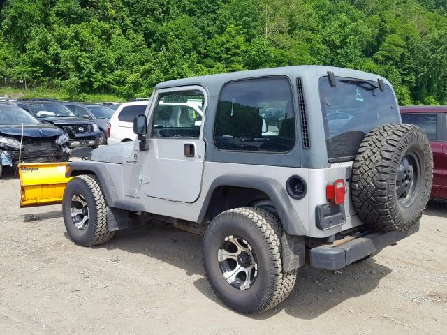 1J4F449S66P716602 - 2006 JEEP WRANGLER / SILVER photo 3