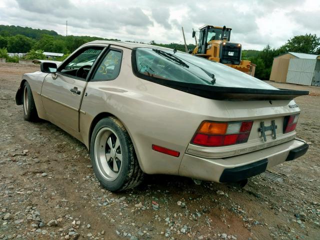 WP0AA0942FN457539 - 1985 PORSCHE 944 TAN photo 3