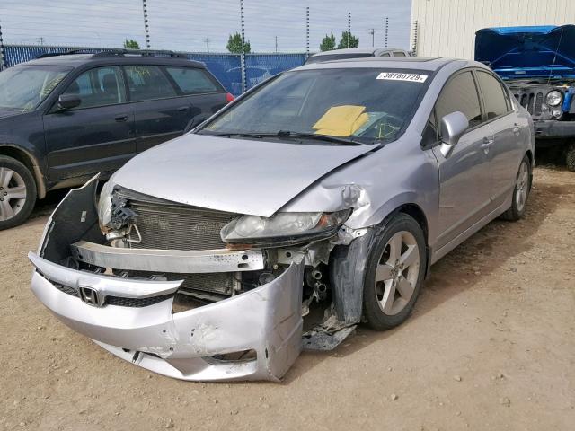 2HGFA1F62BH001756 - 2011 HONDA CIVIC LX-S Gümüş foto 2