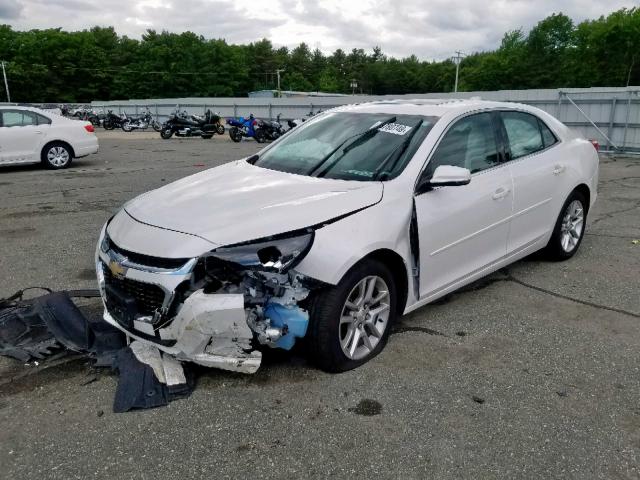 1G11C5SL6FF120688 - 2015 CHEVROLET MALIBU 1LT თეთრი ფოტო 2