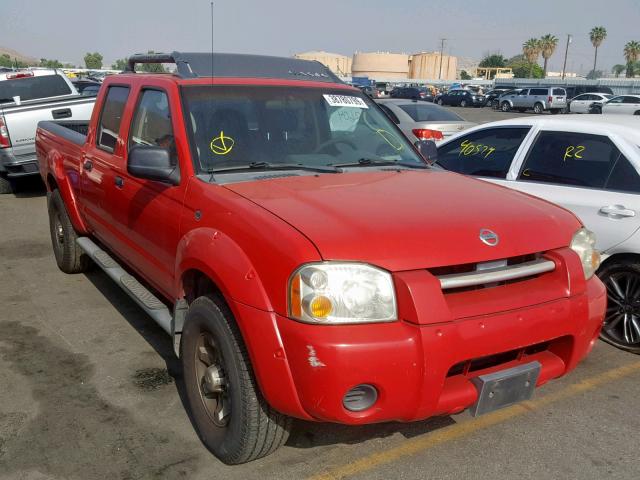 1N6ED29X33C412435 - 2003 NISSAN FRONTIER C RED photo 1