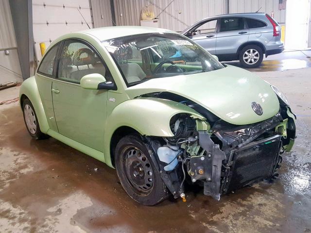 3VWBK21C81M458209 - 2001 VOLKSWAGEN NEW BEETLE Grün Foto 1
