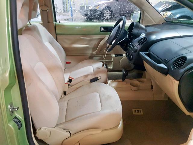 3VWBK21C81M458209 - 2001 VOLKSWAGEN NEW BEETLE Grün Foto 5