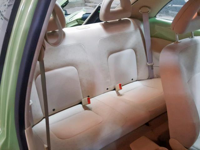 3VWBK21C81M458209 - 2001 VOLKSWAGEN NEW BEETLE Grün Foto 6