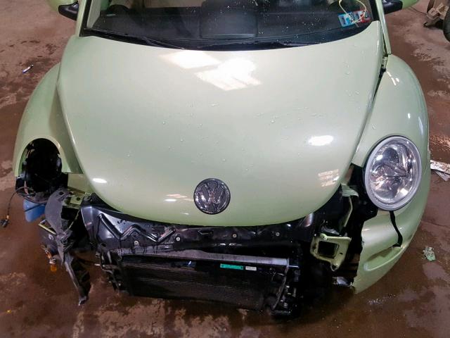 3VWBK21C81M458209 - 2001 VOLKSWAGEN NEW BEETLE Grün Foto 7