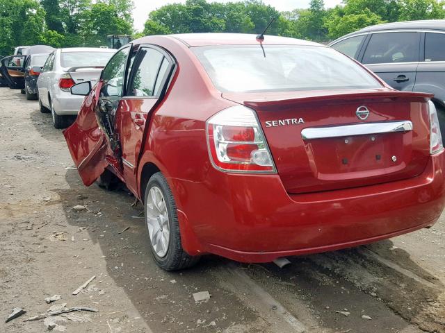 3N1AB6AP1CL731673 - 2012 NISSAN SENTRA 2.0 RED photo 3