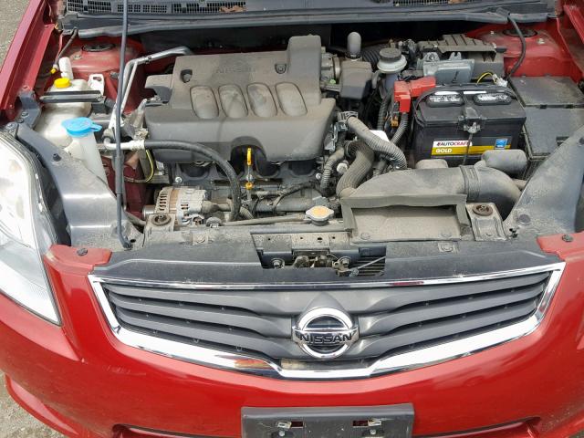 3N1AB6AP1CL731673 - 2012 NISSAN SENTRA 2.0 RED photo 7