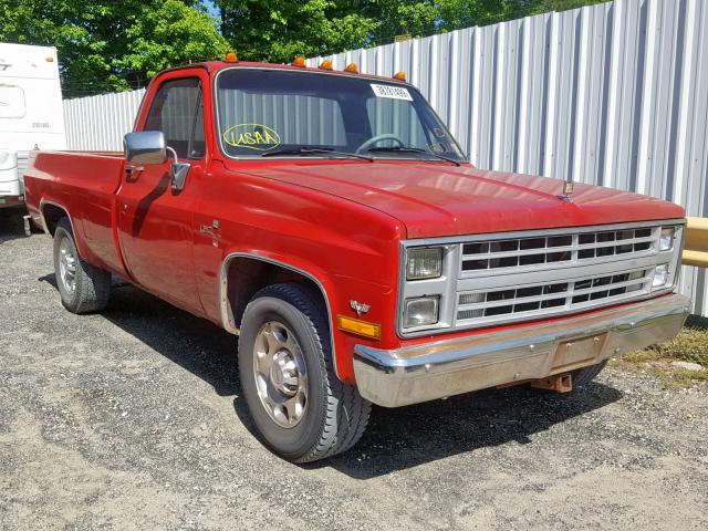 1GCGC24M8FS180209 - 1985 CHEVROLET C20 RED photo 1