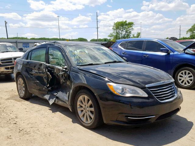 1C3CCBBBXDN553301 - 2013 CHRYSLER 200 TOURIN BLACK photo 1