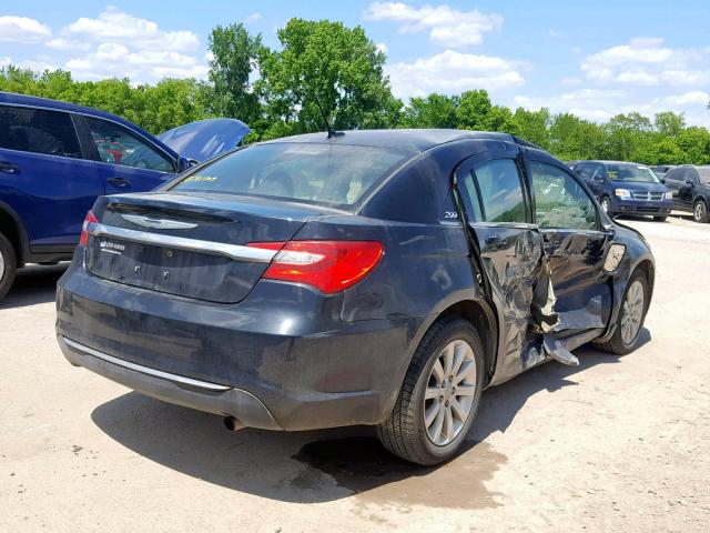 1C3CCBBBXDN553301 - 2013 CHRYSLER 200 TOURIN BLACK photo 4