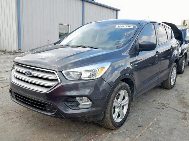 1FMCU0F74HUC24989 - 2017 FORD ESCAPE S GRAY photo 2