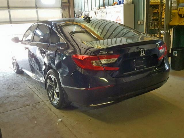 1HGCV1F50JA088438 - 2018 HONDA ACCORD EXL BLACK photo 3