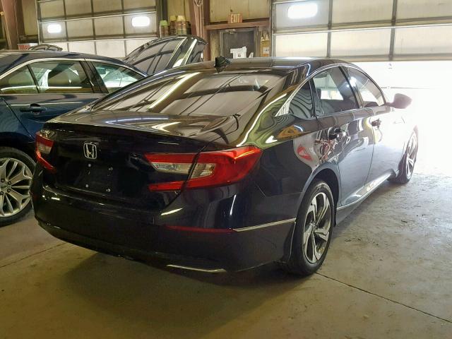 1HGCV1F50JA088438 - 2018 HONDA ACCORD EXL BLACK photo 4