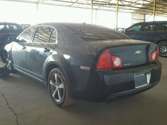 1G1ZC5E10BF281805 - 2011 CHEVROLET MALIBU 1LT BLACK photo 3