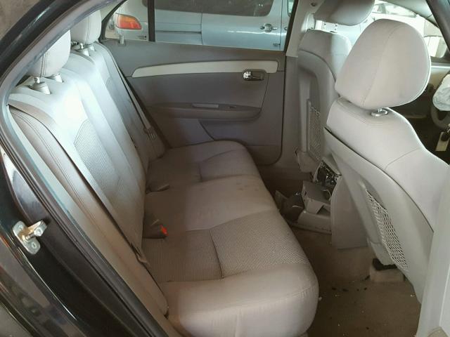 1G1ZC5E10BF281805 - 2011 CHEVROLET MALIBU 1LT BLACK photo 6