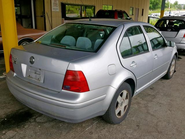 3VWSK69M32M192622 - 2002 VOLKSWAGEN JETTA GLS SILVER photo 4