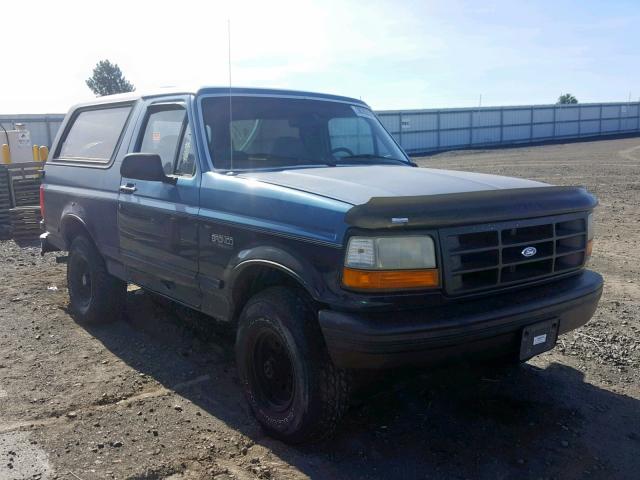 1FMEU15H6NLA18390 - 1992 FORD BRONCO U10 BLUE photo 1