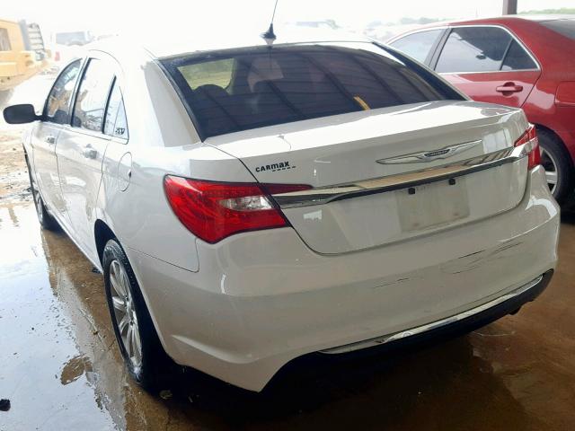 1C3CCBBB3DN525730 - 2013 CHRYSLER 200 TOURIN WHITE photo 3