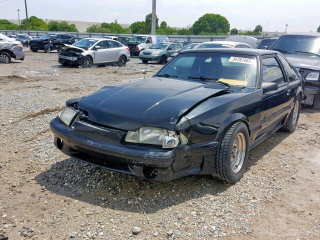 1FABP42E9JF277657 - 1988 FORD MUSTANG GT BLACK photo 2