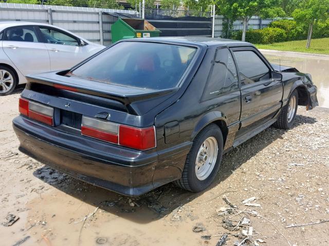 1FABP42E9JF277657 - 1988 FORD MUSTANG GT BLACK photo 4