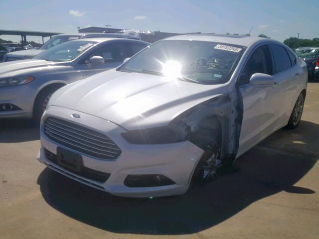 3FA6P0K98GR156482 - 2016 FORD FUSION TIT WHITE photo 2