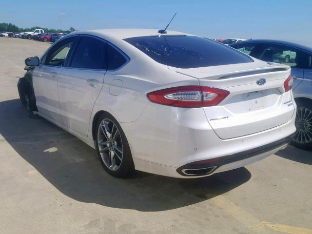 3FA6P0K98GR156482 - 2016 FORD FUSION TIT WHITE photo 3