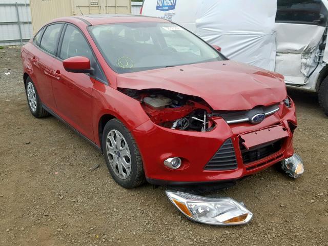 1FAHP3F21CL359620 - 2012 FORD FOCUS SE RED photo 1