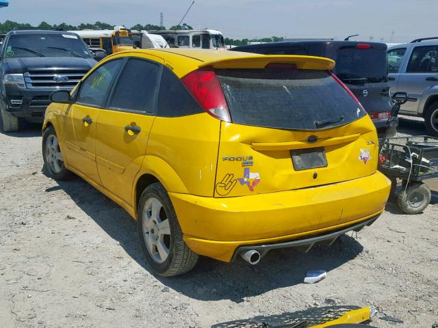 1FAHP37N07W170292 - 2007 FORD FOCUS ZX5 YELLOW photo 3