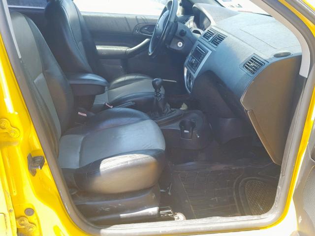 1FAHP37N07W170292 - 2007 FORD FOCUS ZX5 YELLOW photo 5