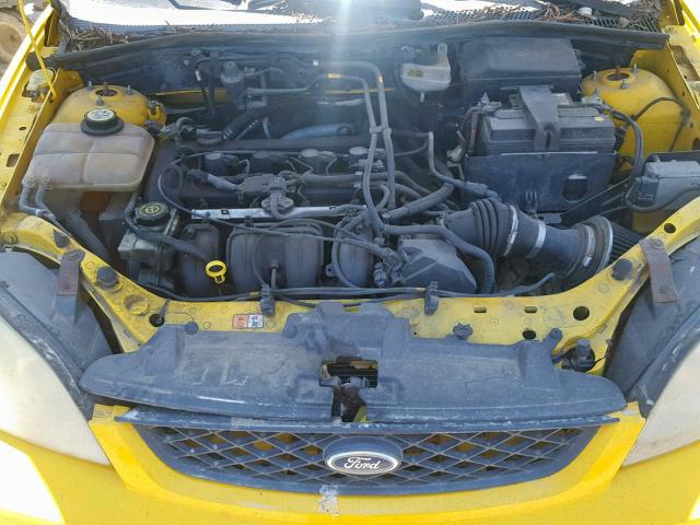 1FAHP37N07W170292 - 2007 FORD FOCUS ZX5 YELLOW photo 7