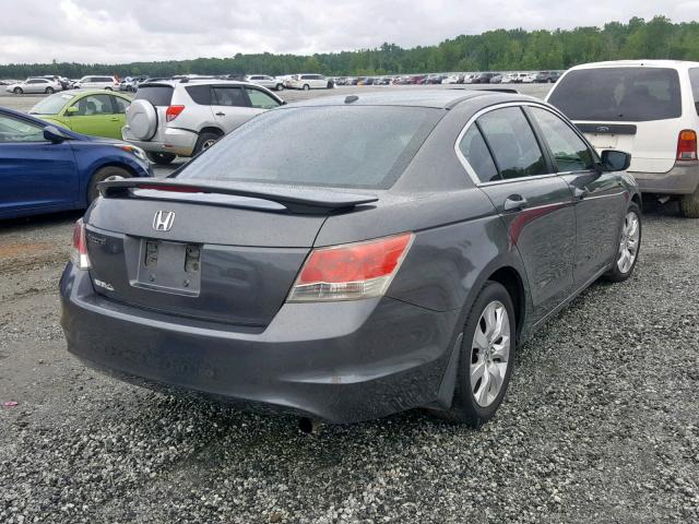 1HGCP268X8A086250 - 2008 HONDA ACCORD EXL GRAY photo 4