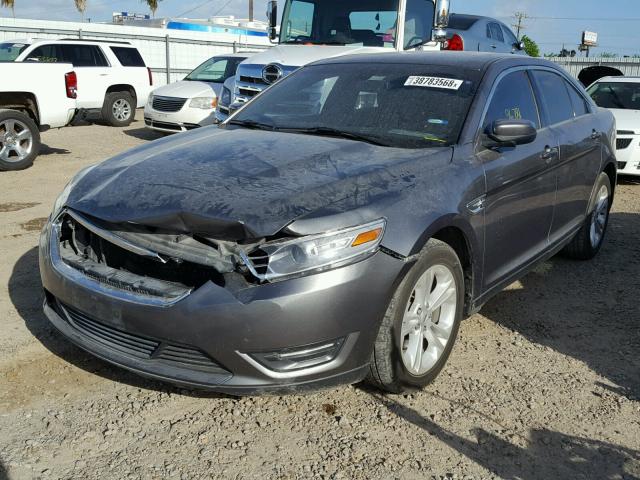 1FAHP2E85EG121457 - 2014 FORD TAURUS SEL GRAY photo 2