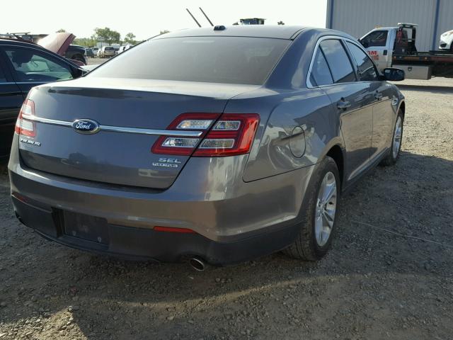 1FAHP2E85EG121457 - 2014 FORD TAURUS SEL GRAY photo 4