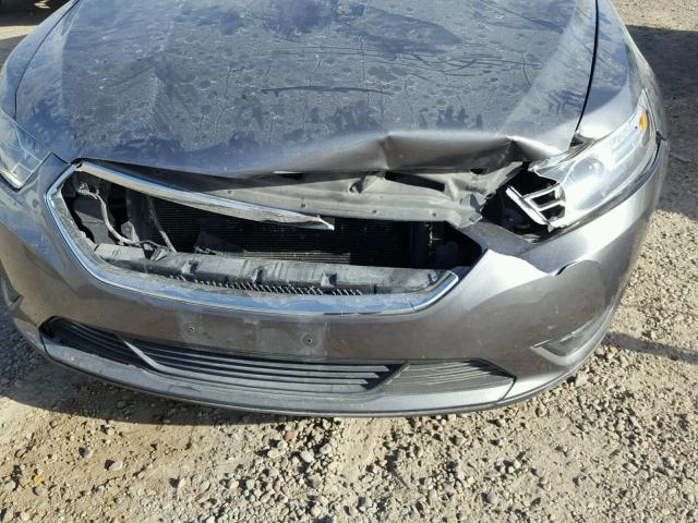 1FAHP2E85EG121457 - 2014 FORD TAURUS SEL GRAY photo 9