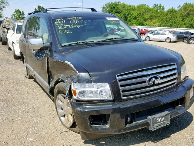 5N3AA08CX6N803221 - 2006 INFINITI QX56 BLACK photo 1