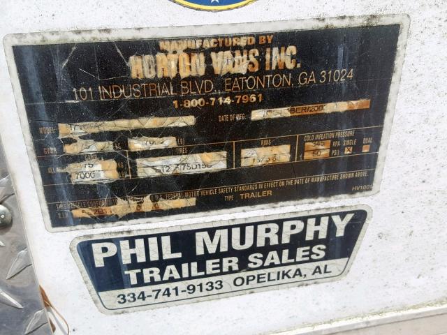 5E2B1162031009100 - 2003 UTILITY TRAILER WHITE photo 10