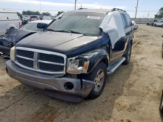 1D4HB48D55F526269 - 2005 DODGE DURANGO SL BLACK photo 2