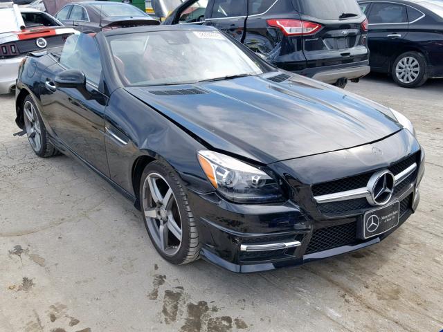 WDDPK4HA9FF107718 - 2015 MERCEDES-BENZ SLK 250 BLACK photo 1