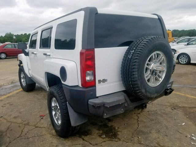 5GTEN63L788195052 - 2008 HUMMER H3 ALPHA WHITE photo 3