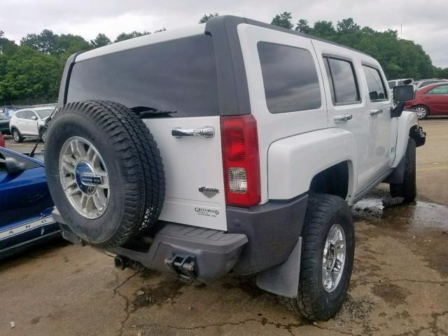 5GTEN63L788195052 - 2008 HUMMER H3 ALPHA WHITE photo 4