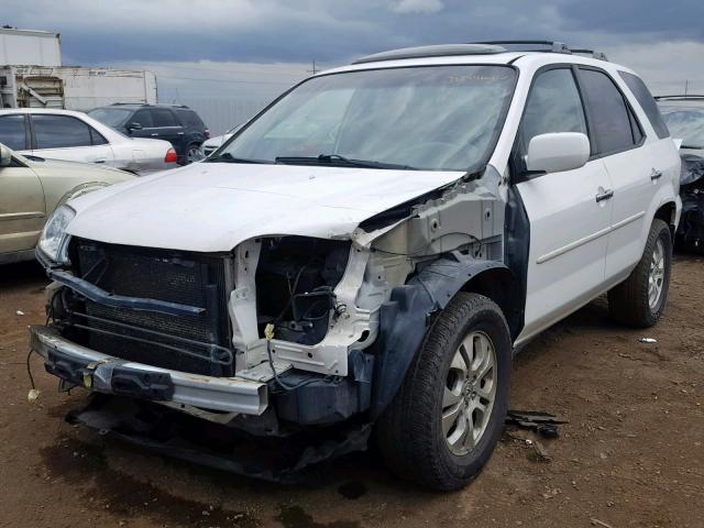 2HNYD18913H524722 - 2003 ACURA MDX TOURIN WHITE photo 2