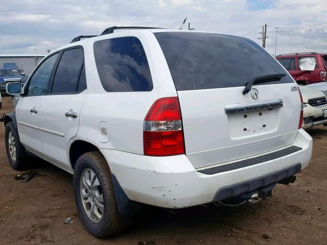 2HNYD18913H524722 - 2003 ACURA MDX TOURIN WHITE photo 3